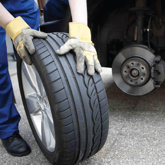 Expeditious recovery by tyre replacement